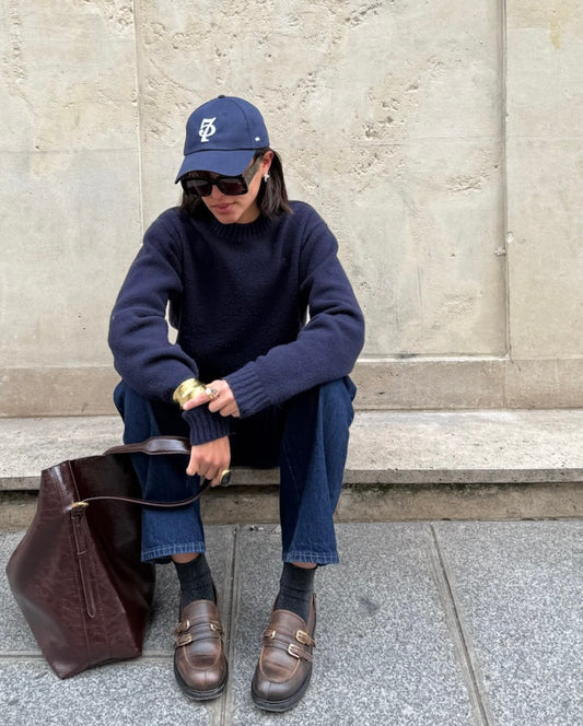 Paris 75 Cap - Navy